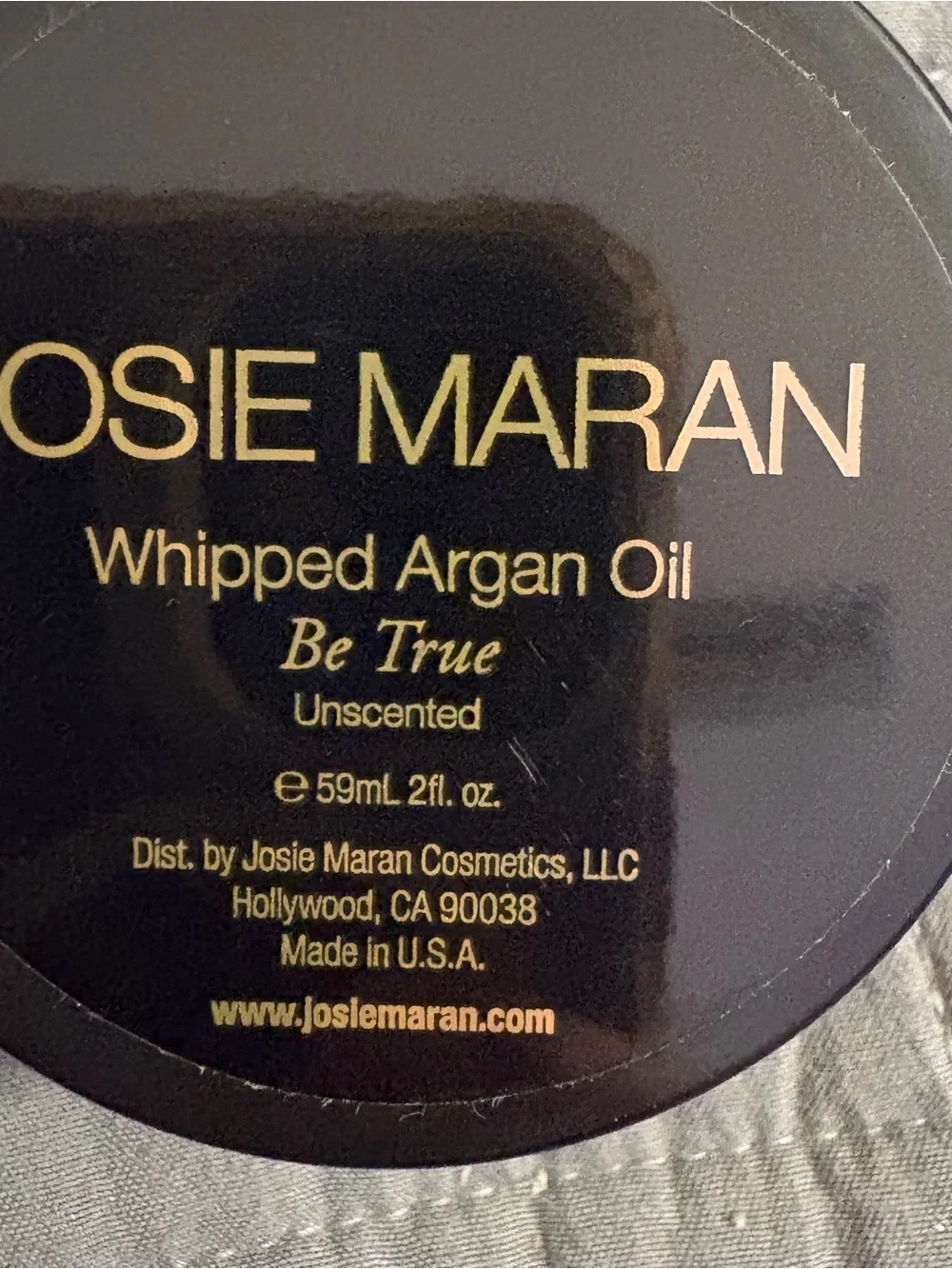 Lot Of 4 Josie Maran Whipped Argan Oil Be True Unscented 2oz New Sealed